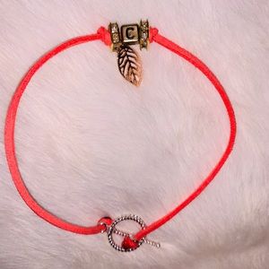 Initial anklet of your choice in style GOLD DROP